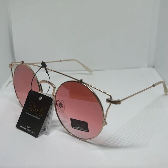 Giselle Round Metal Sunglasses - Picture 1 of 3